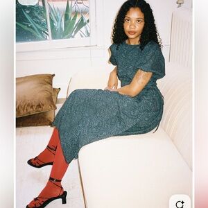 Lisa Says Gah Black Embossed Blouse